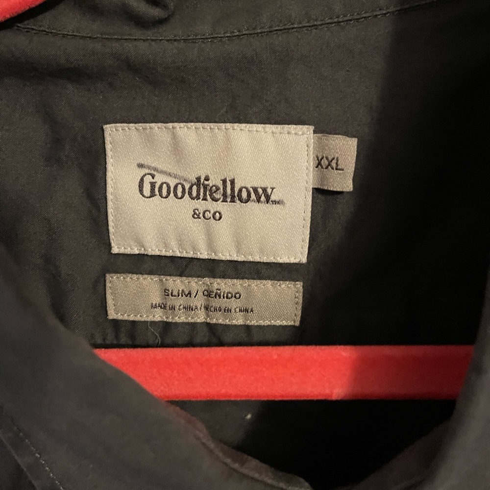 Good fellow dark grey dress shirt